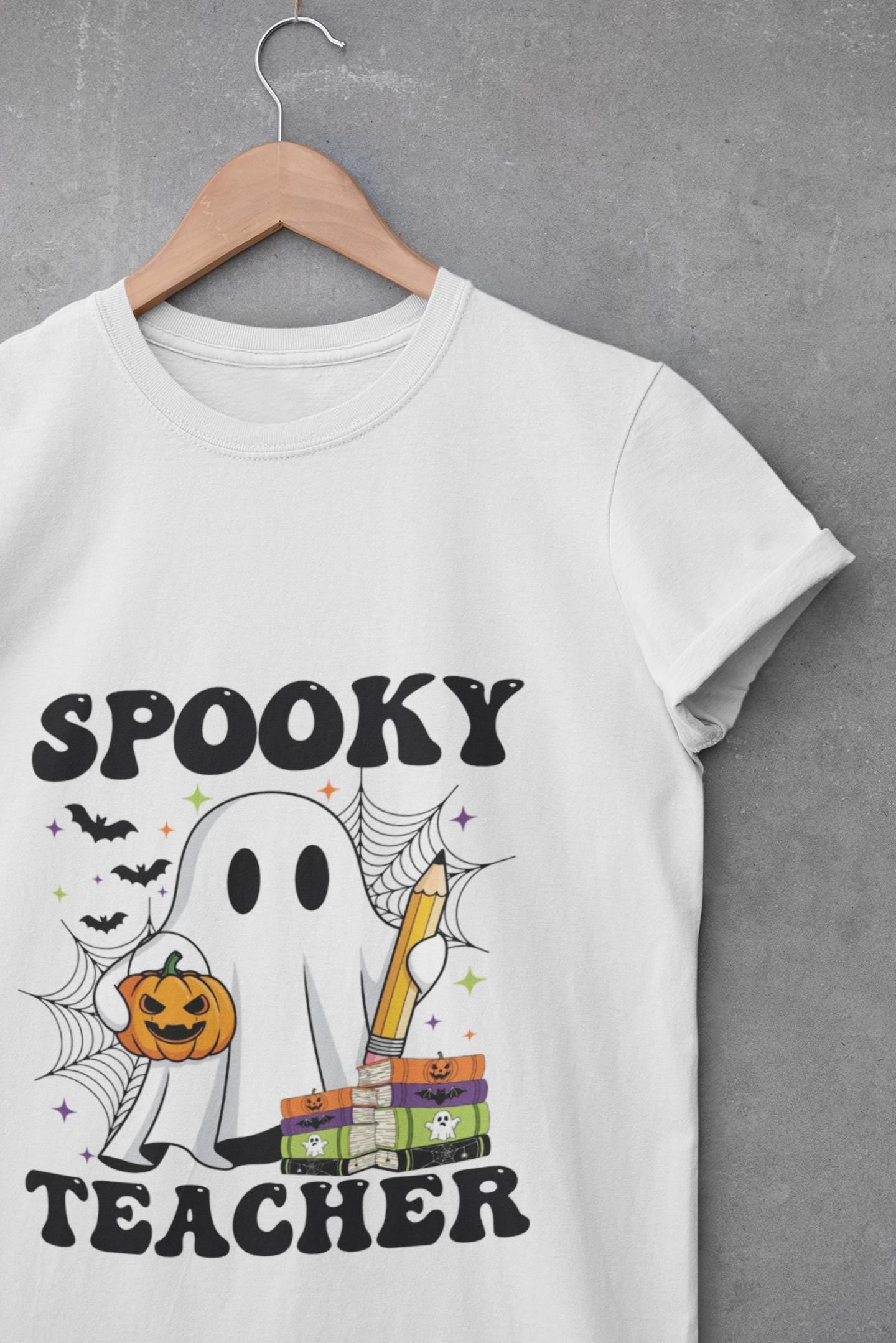 Spooky Teacher Halloween T-Shirt: Fun Classroom Apparel