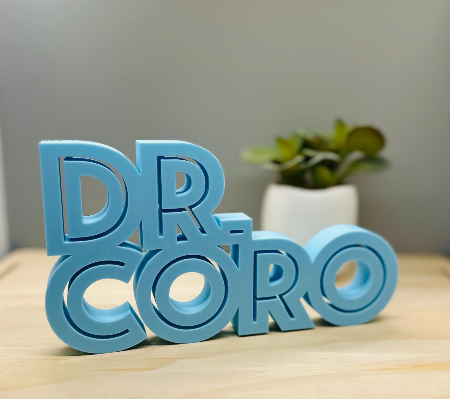 Personalized Teacher Desk Name Plate - 3D Printed