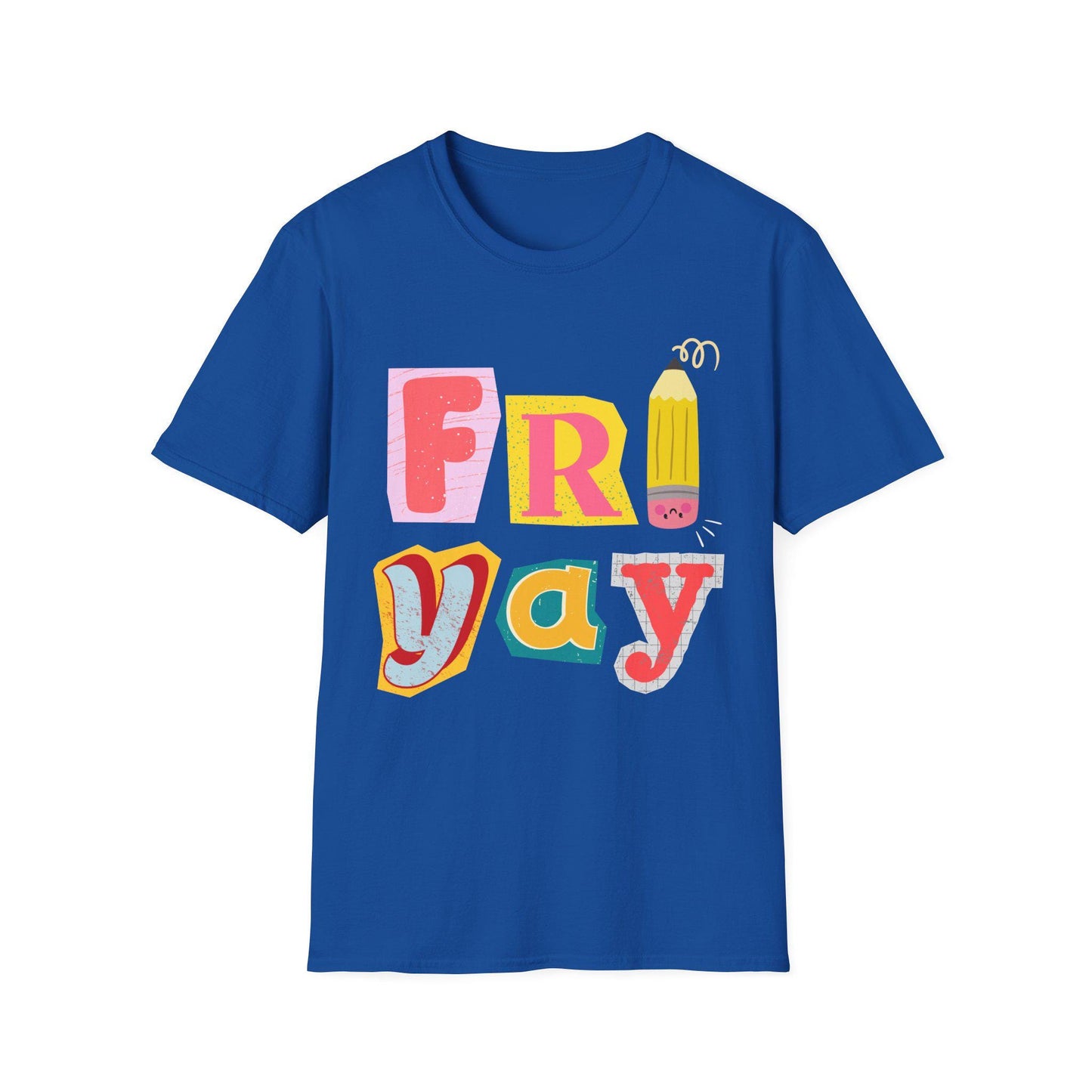 Colorful Friday Graphic Tee: Unisex Softstyle Cotton T-Shirt