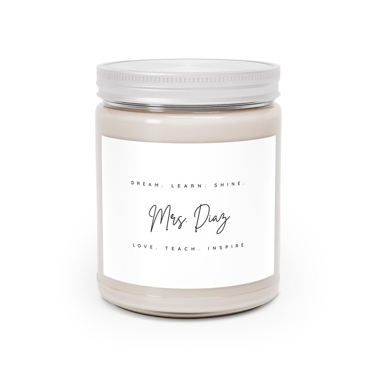 Scented Soy Candles with White Lid, 9oz
