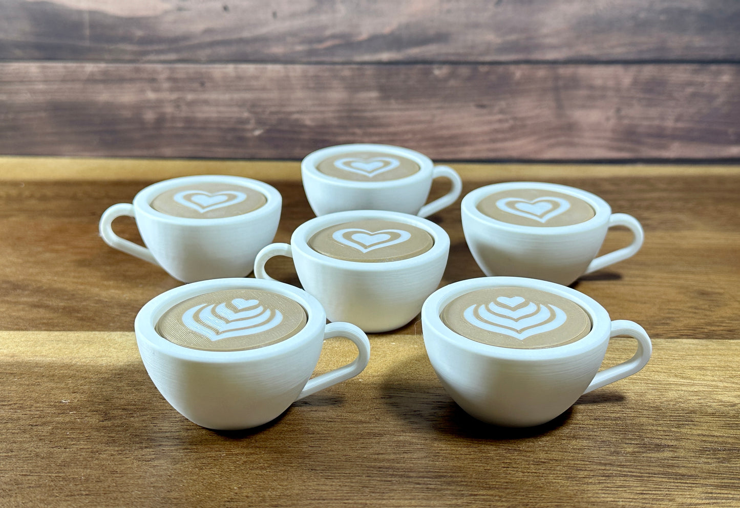 3D Printed Coffee Cup Fidget Clickers – Latte Art Edition | Teacher’s Treasure Gifts