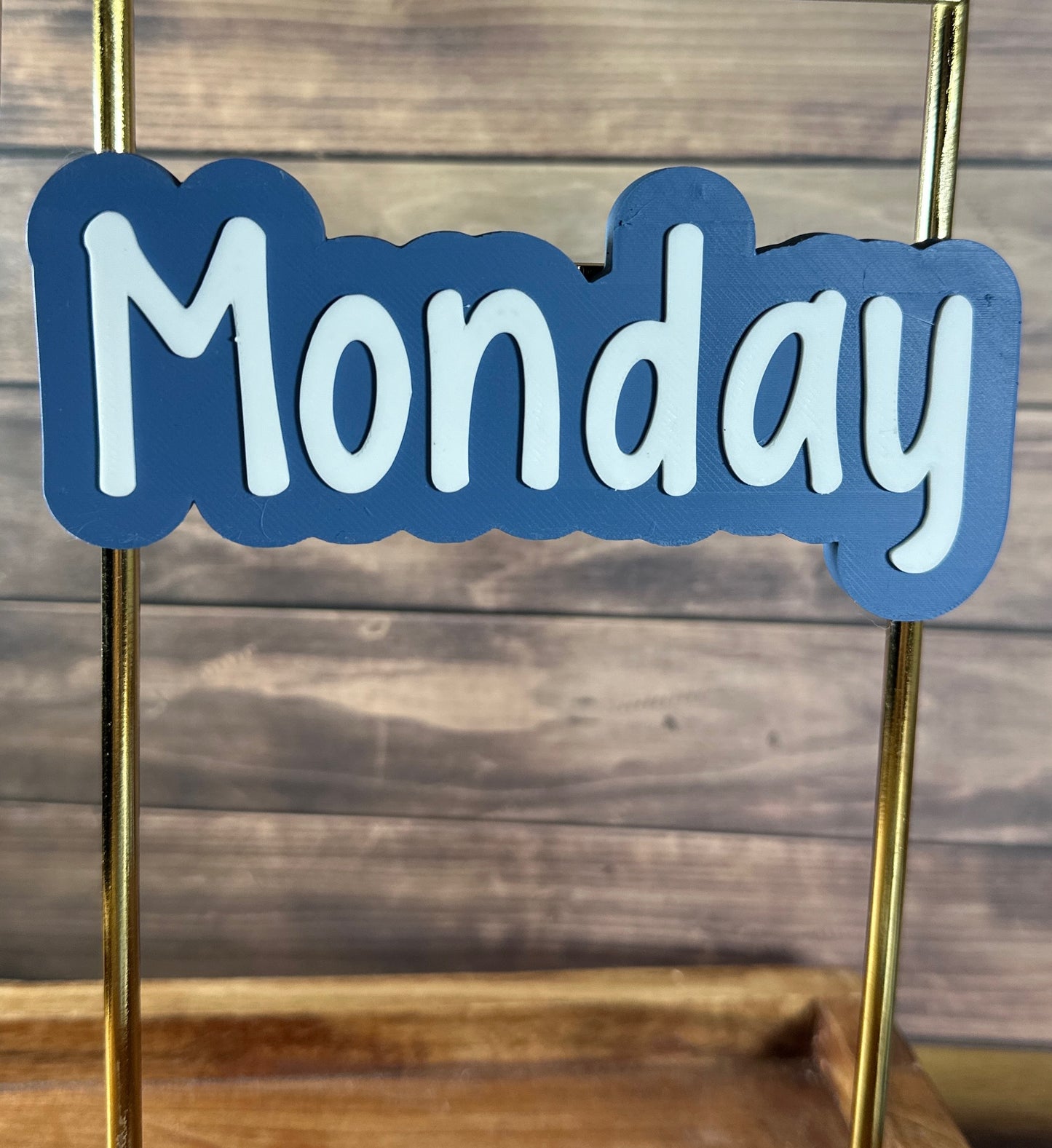 Small Days of the Week Magnets | 3D Printed Teacher Classroom Decor | Educational Visual Schedule | Preschool Calendar Set | Teacher Gift