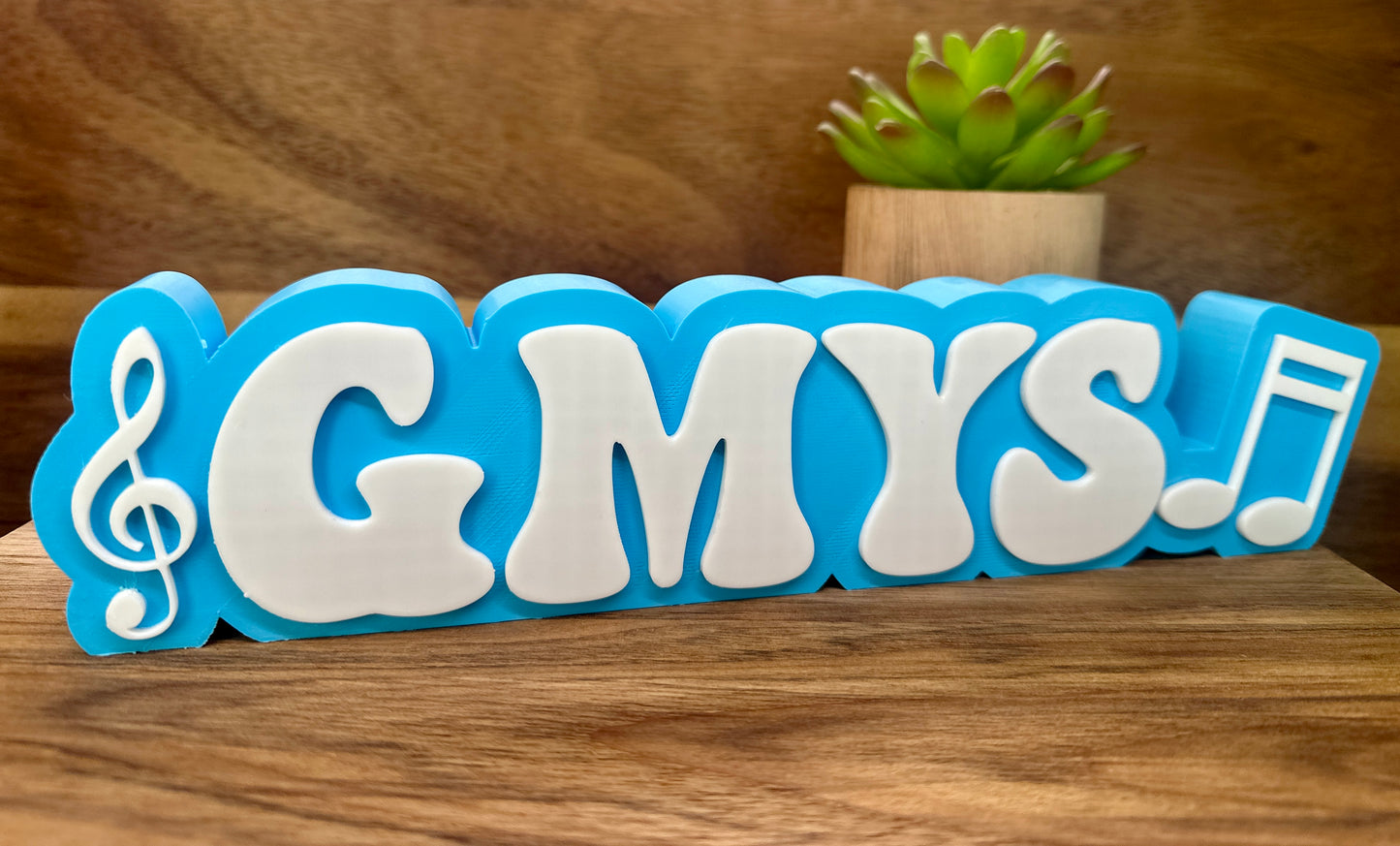 Personalized Music, Orchestra, Band, Conductor, Professor, Studio, Teacher Desk Name Plate – Custom 3D Printed Gift