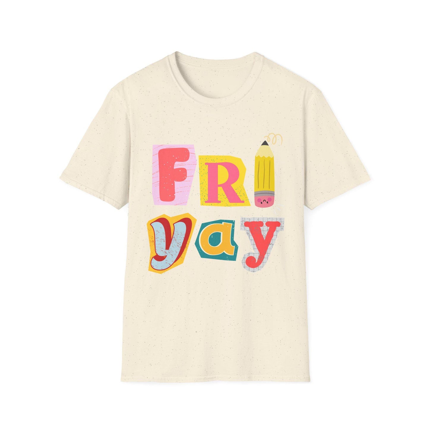 Colorful Friday Graphic Tee: Unisex Softstyle Cotton T-Shirt